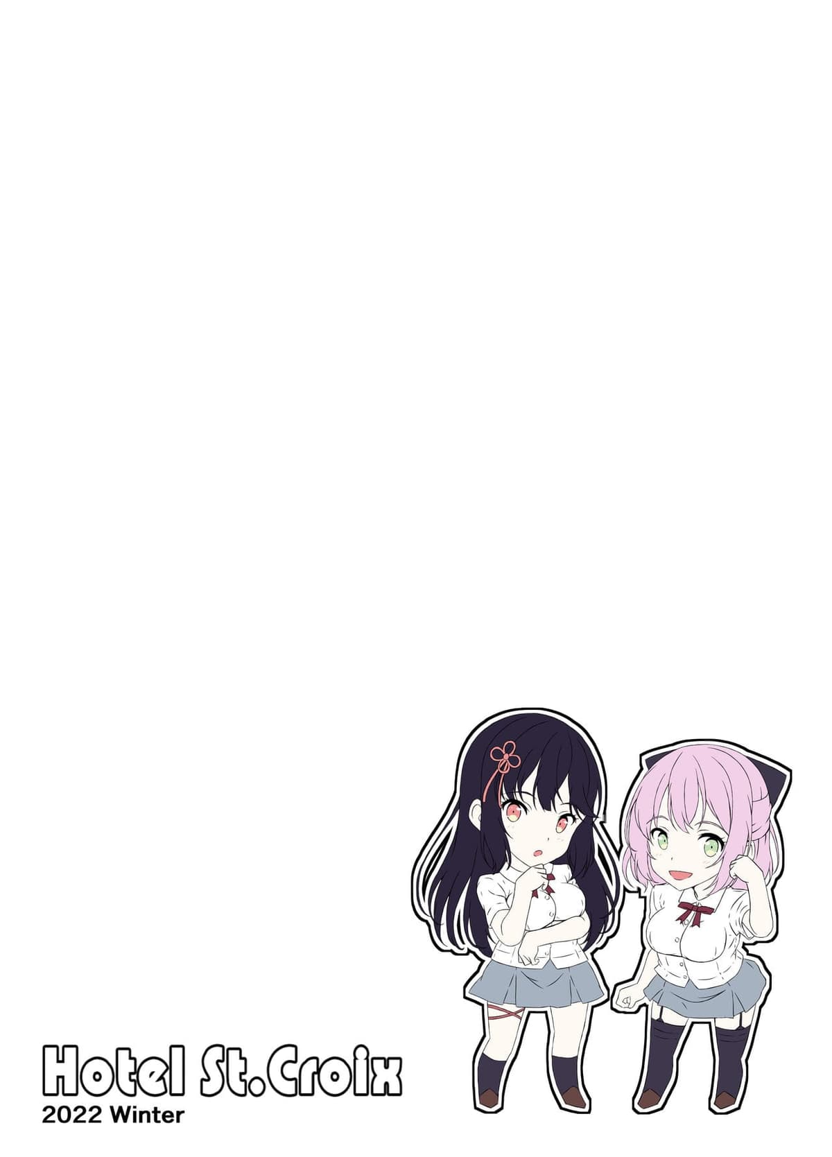 [Hotel St Croix (sankurowa)] Kurokami LONG Futanari-chan to Jyunai SEX ga Shitaii! Part II [Chinese] [如月工房] [Digital]